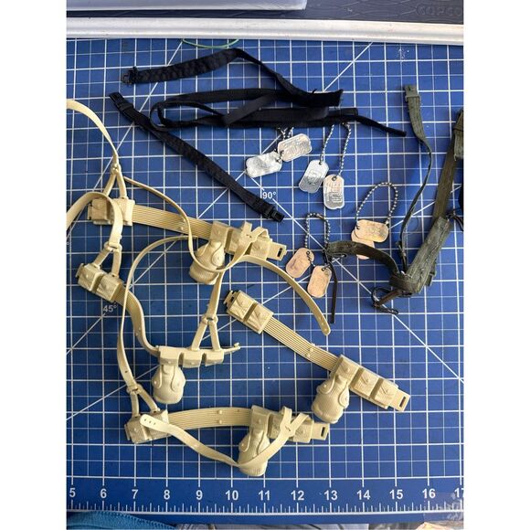 GI JOE vintage 12” figure belt tool harness accessory bundle 208  20278 - Picture 1 of 2